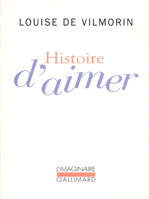 cover image of Histoire d'aimer